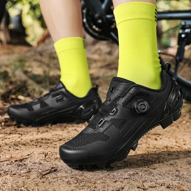 BBMTR Cycling Shoes Unisex Low Top Black/White-2