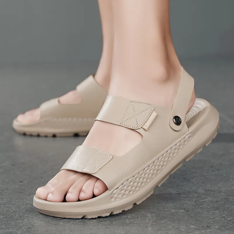 BBMTR Beach Sandals Men Black/Beige-8