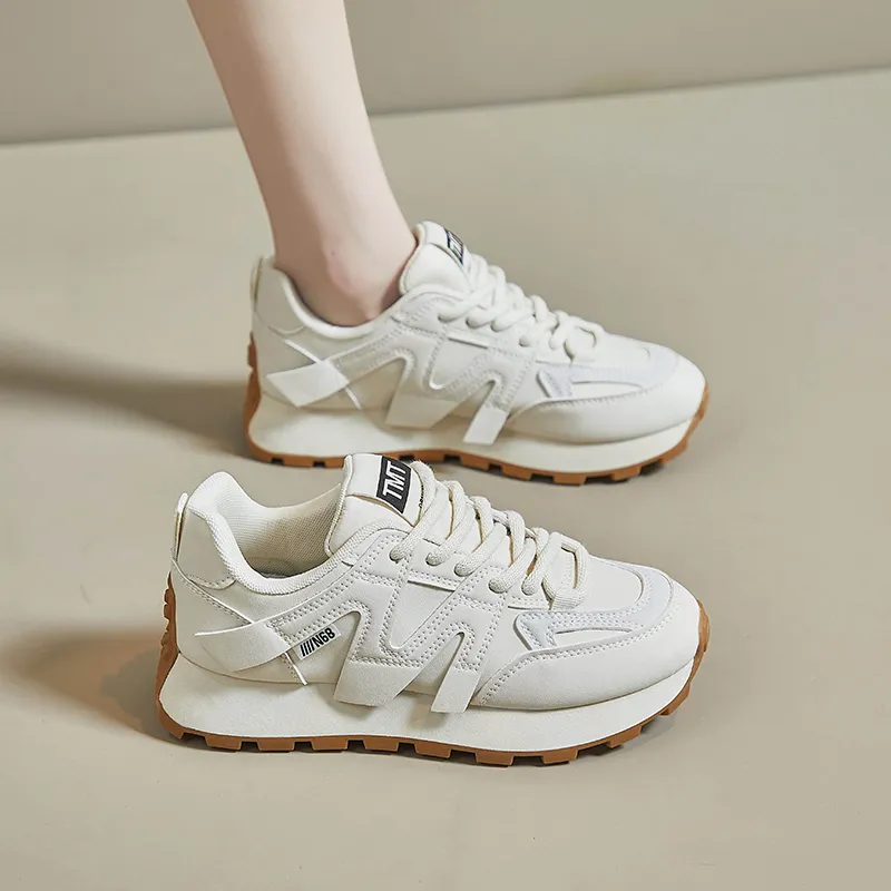 BBMTR Abrasion Resistant, Breathable, Balanced, Lightweight Low Top Chunky Sneakers Women's-3