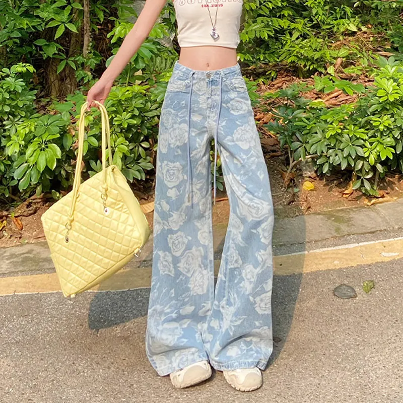 Gentle welcome Jeans Women's Blue Shopping Bag Included-3