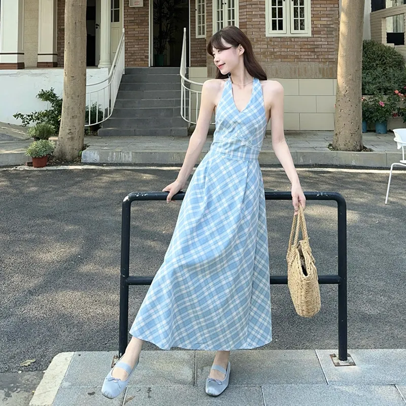 Gentle Welcome Slip Dress Women's Light Blue-2