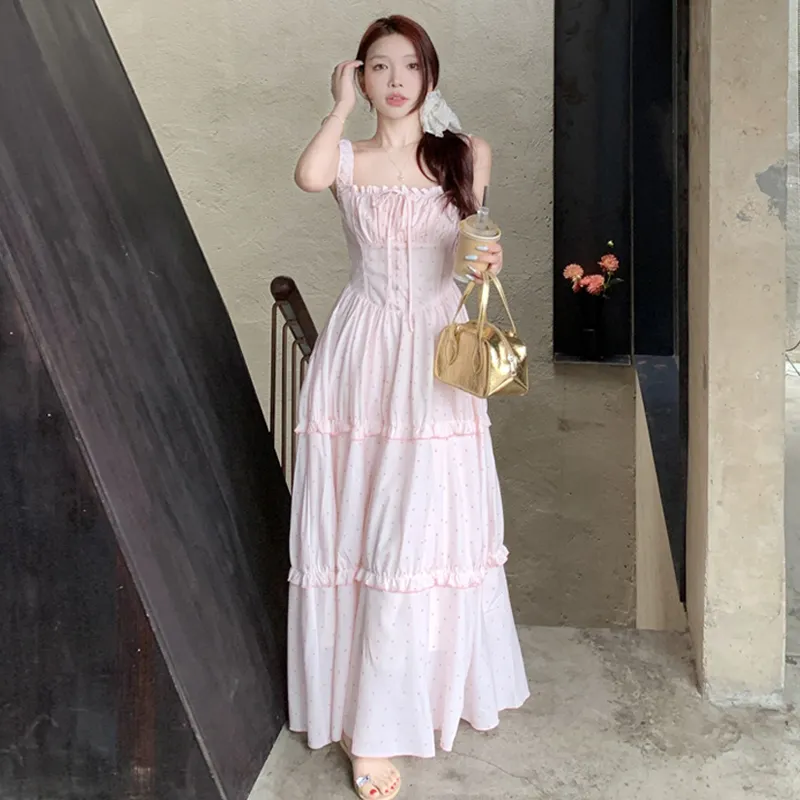 Gentle Welcome Slip Dress Women's Pink-2