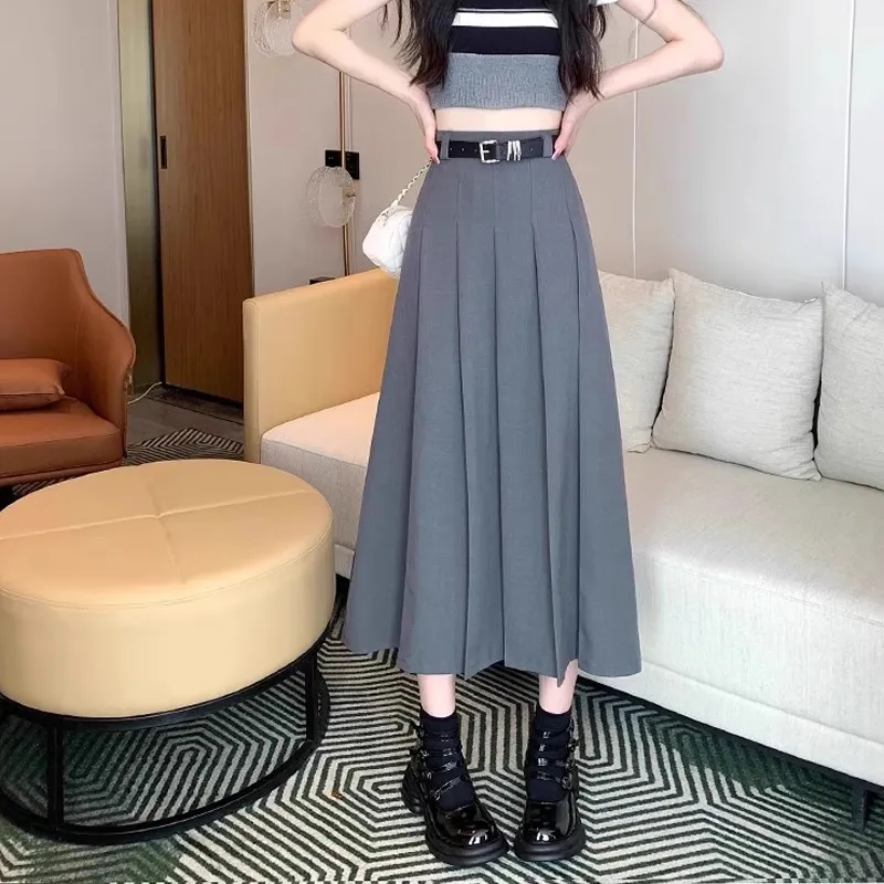 Gentle Welcome Casual Long Skirt Women's-2