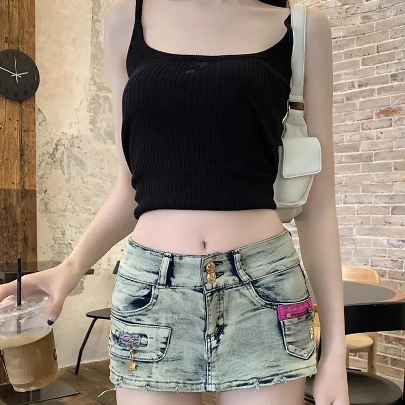 Gentle Welcome Denim Shorts Women's-2