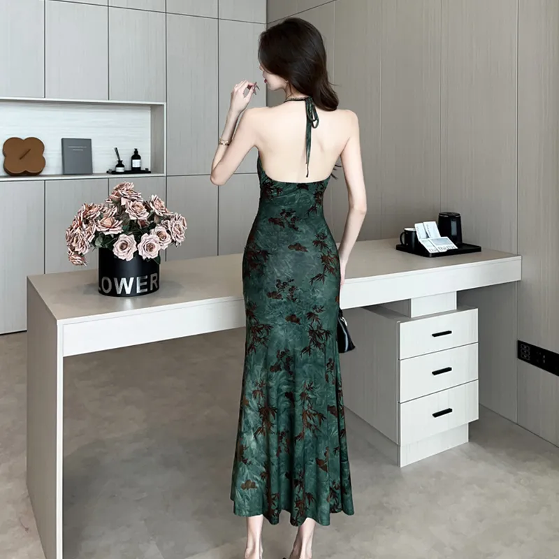 Gentle Welcome Slip Dress Women's Green-4