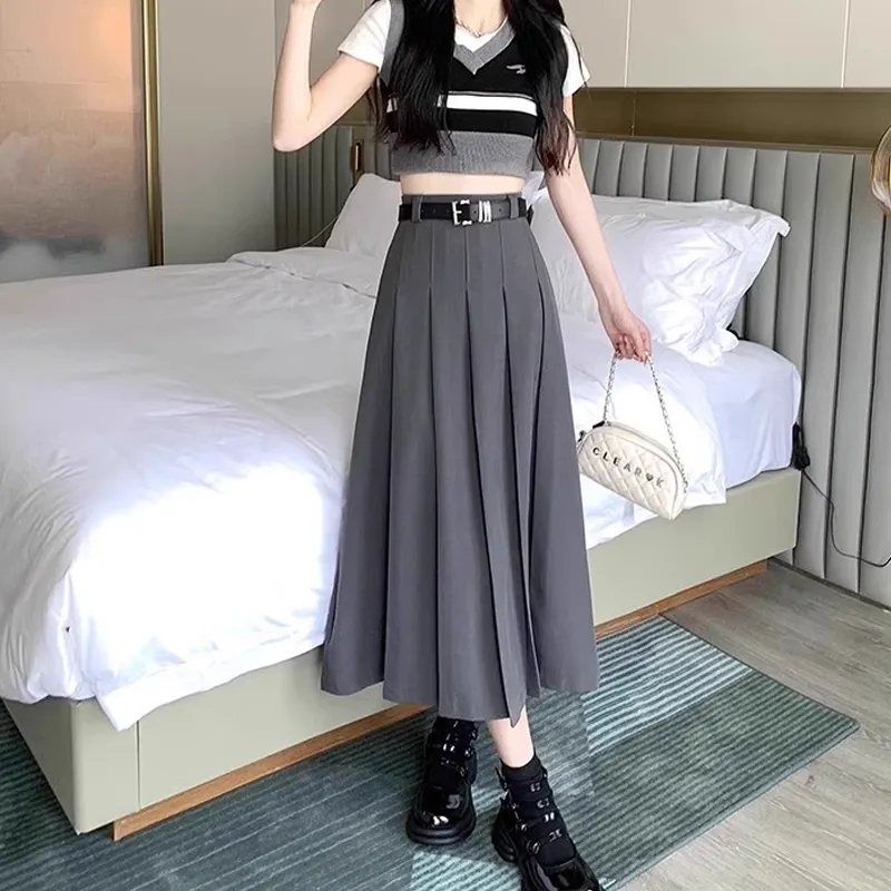 Gentle Welcome Casual Long Skirt Women's-4