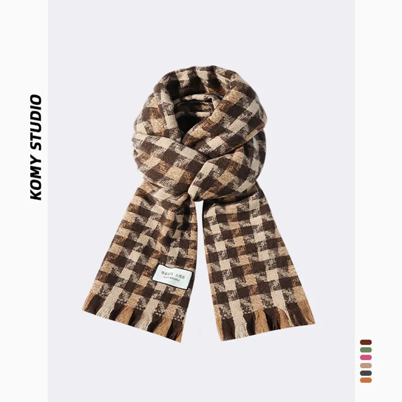 KOMY Faux Cashmere Scarves Unisex-5
