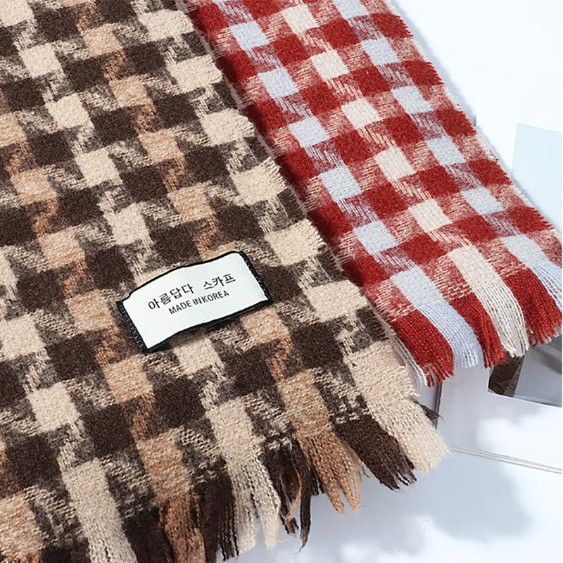 KOMY Faux Cashmere Scarves Unisex-3