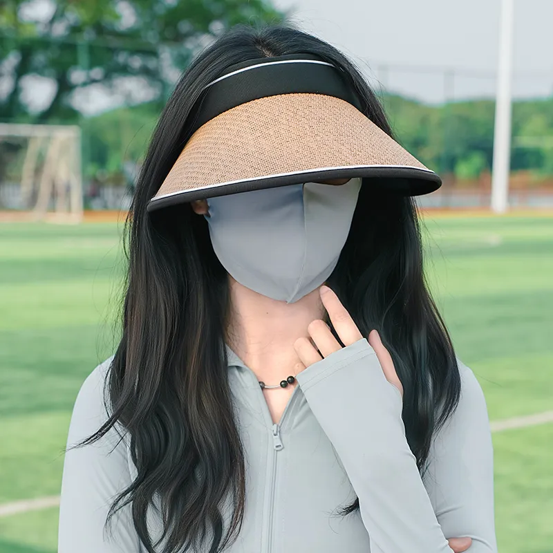 KOMY Paper Woven Sun Protection Hats Women's-7