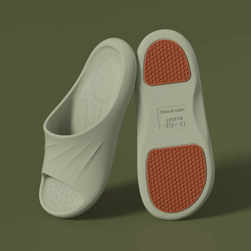 Rui Tekon Elderly Slip Resistant Slippers For Home Bathroom Bathing, Pregnancy, And Summer Use-5