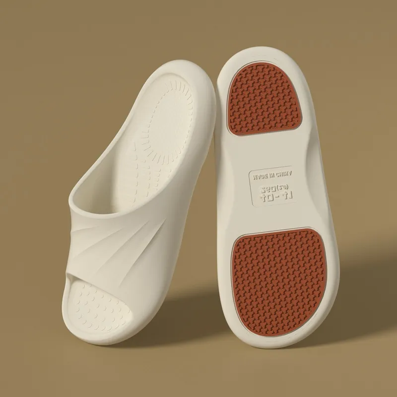 Rui Tekon Elderly Slip Resistant Slippers For Home Bathroom Bathing, Pregnancy, And Summer Use-9