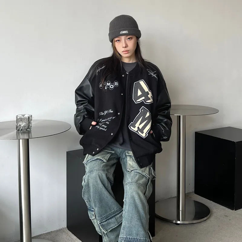 404MOB GANG Jackets & Coats Unisex Black-4