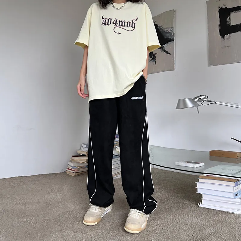 404MOB GANG SS24 Casual Pants Unisex-5