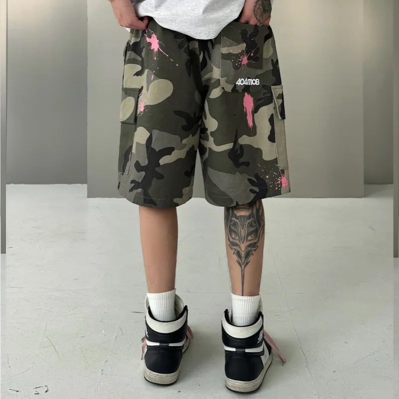 404MOB GANG Cargo Shorts Unisex-2