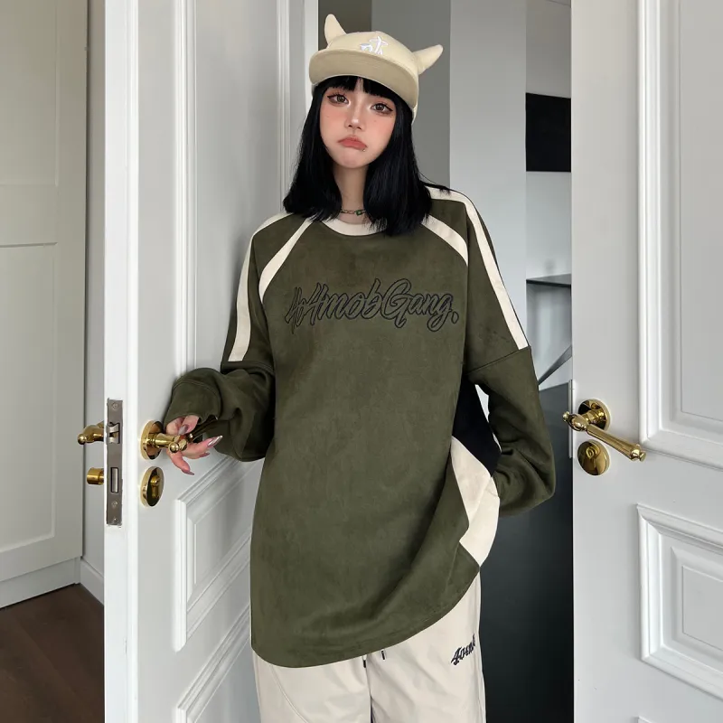 404MOB GANG T Shirt Unisex Army Green-5