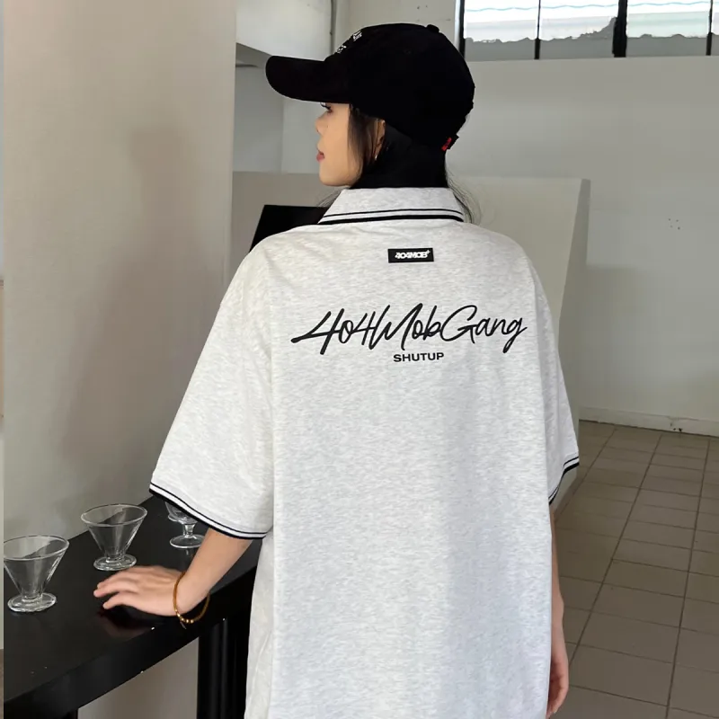 404MOB GANG Polo Shirts Unisex-5