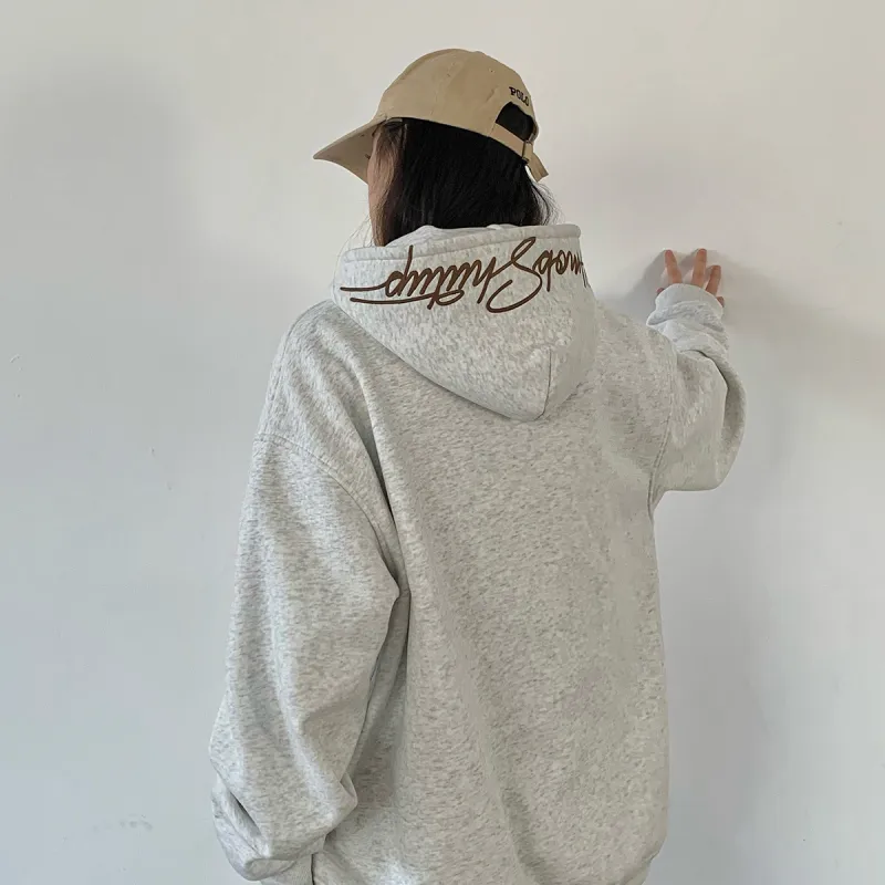 404MOB GANG Sweatshirt Unisex White Heather Gray-3