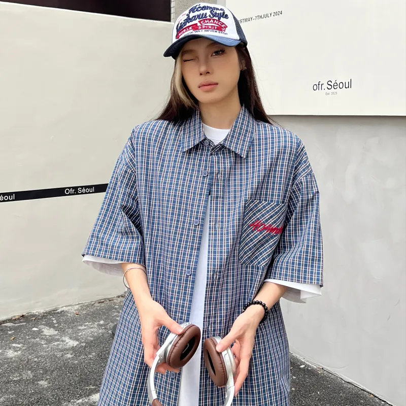 404MOB GANG Shirts Unisex Dark Blue-6