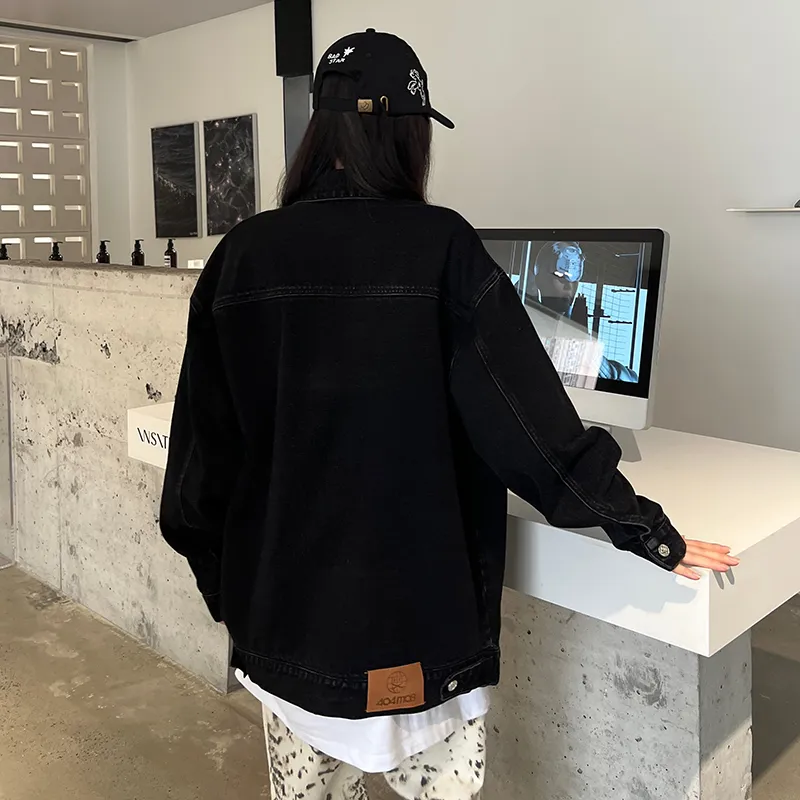 404MOB GANG Denim Jacket Unisex-2