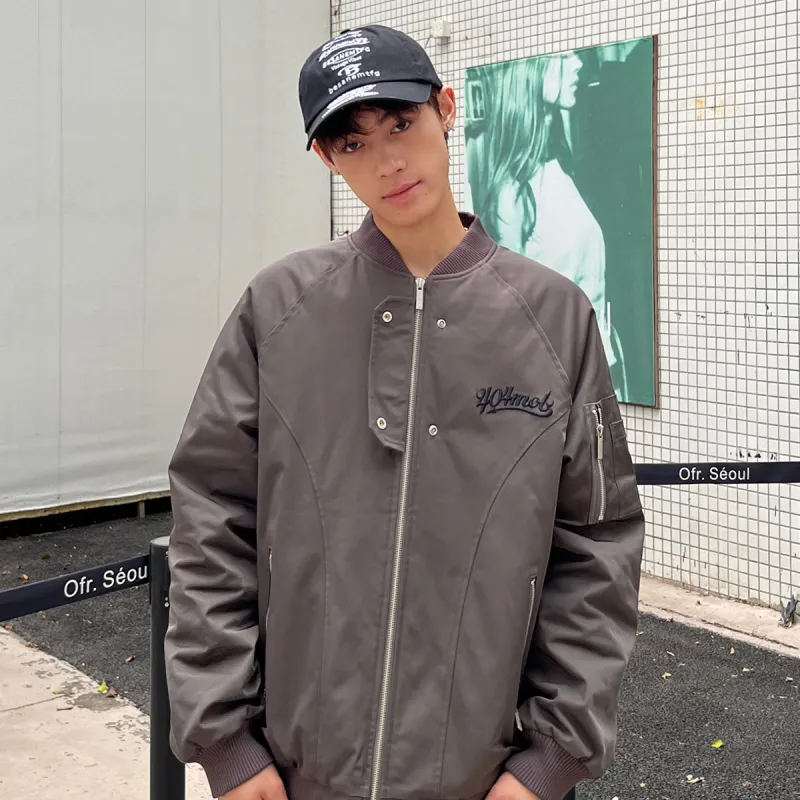 404MOB GANG Jackets & Coats Unisex Dark Gray-4
