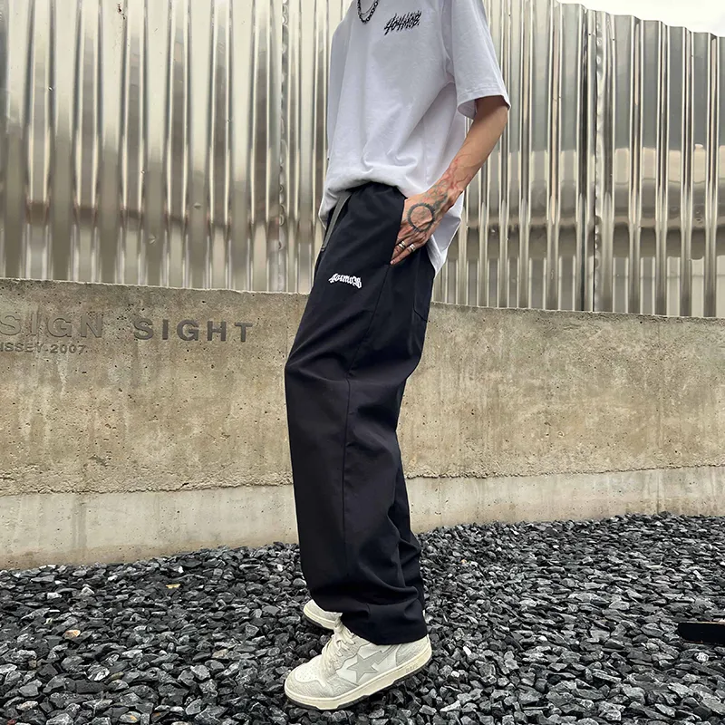 404MOB GANG Casual Pants Unisex-3