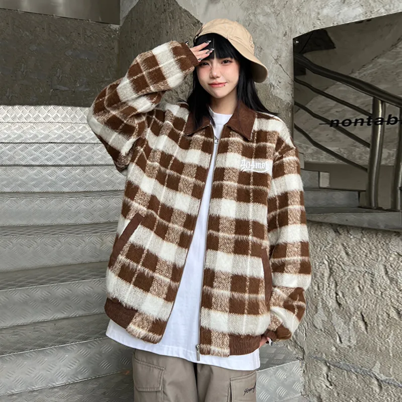 404MOB GANG Jackets & Coats Unisex Coffee-5