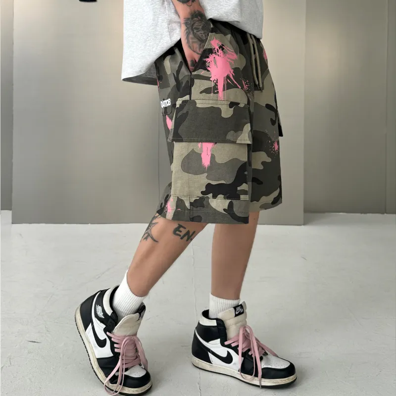 404MOB GANG Cargo Shorts Unisex-3