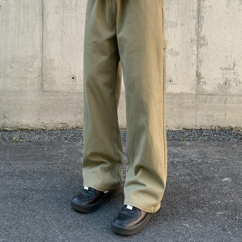 404MOB GANG Casual Pants Unisex Khaki-4