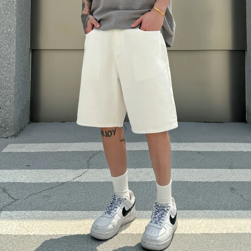 404MOB GANG Denim Shorts Unisex-7