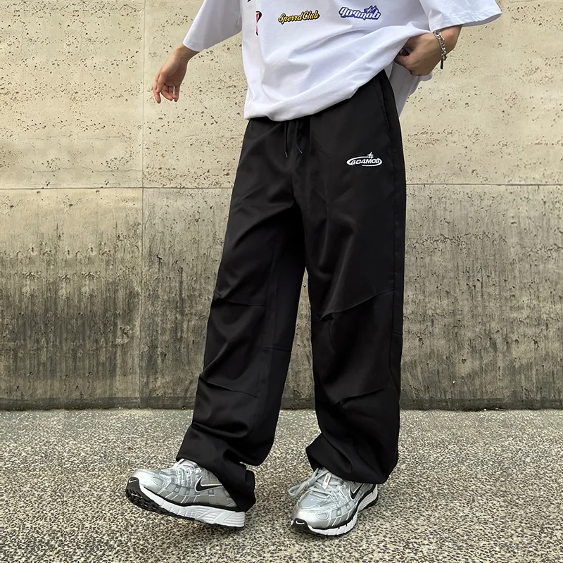 404MOB GANG Cargo Pants Unisex Black-6