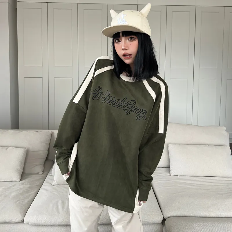 404MOB GANG T Shirt Unisex Army Green-4