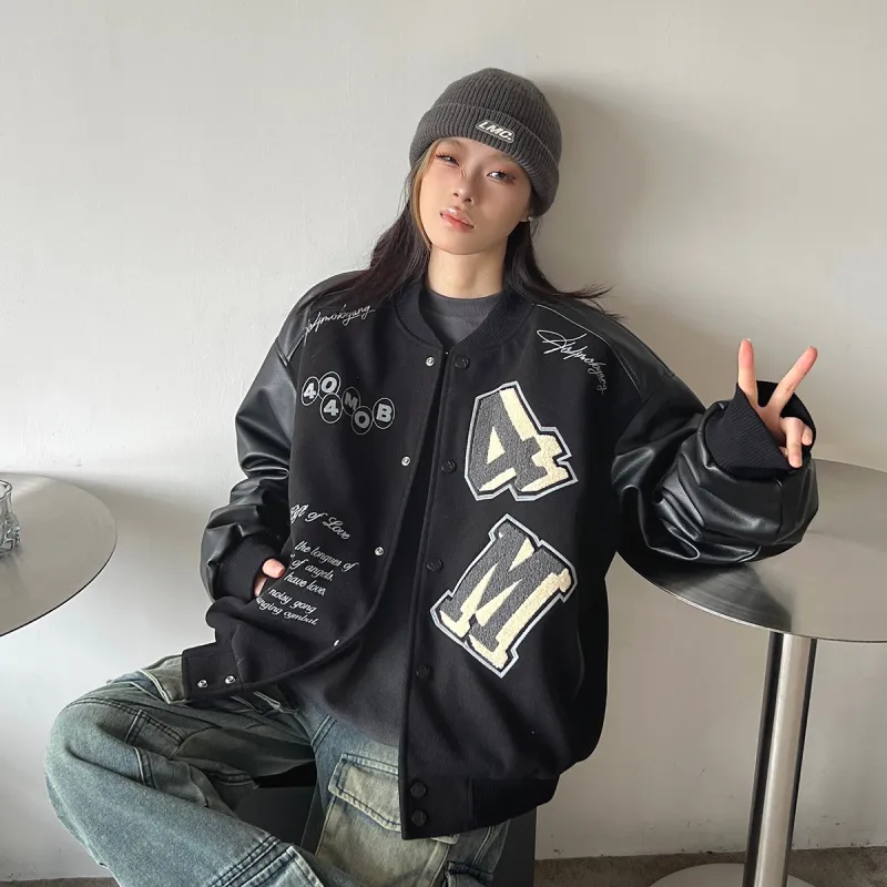 404MOB GANG Jackets & Coats Unisex Black-3