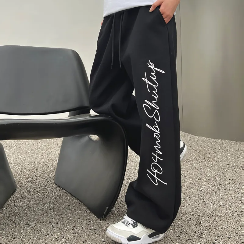 404MOB GANG Casual Pants Unisex-4