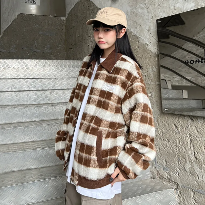 404MOB GANG Jackets & Coats Unisex Coffee-4