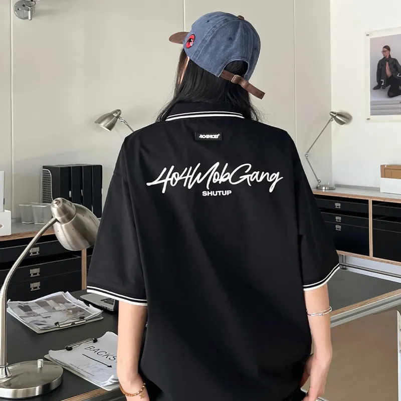 404MOB GANG Polo Shirts Unisex-11
