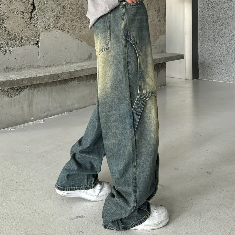 404MOB GANG Jeans Unisex Yellow Mud-6