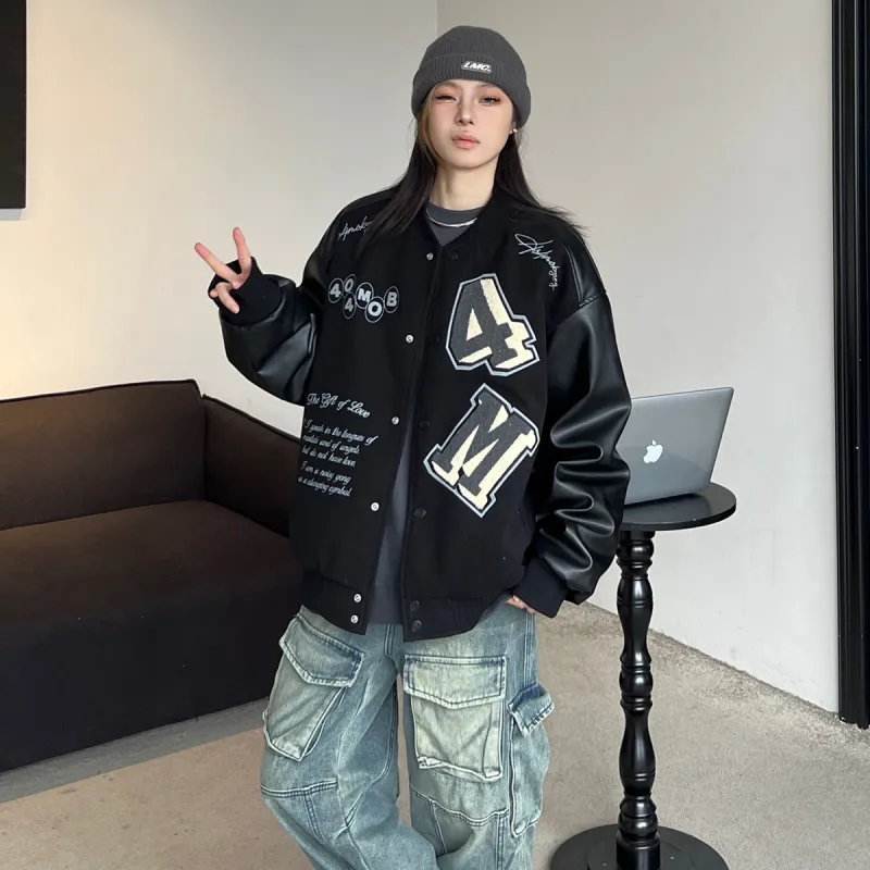 404MOB GANG Jackets & Coats Unisex Black-5