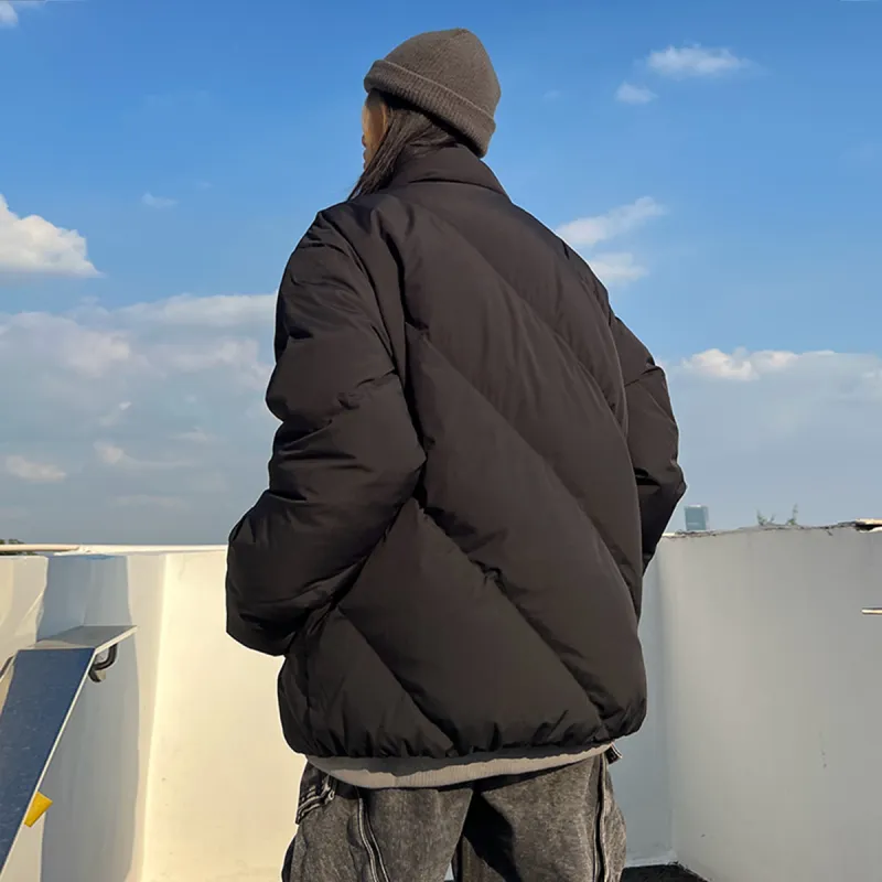 404MOB GANG Down Jacket Unisex Black-5