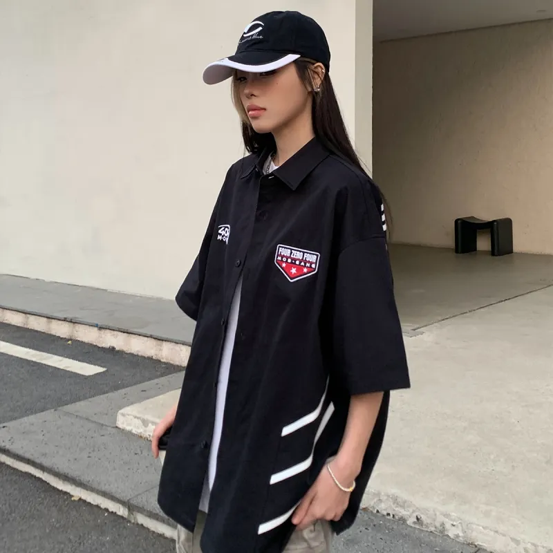 404MOB GANG Shirts Unisex Black-2
