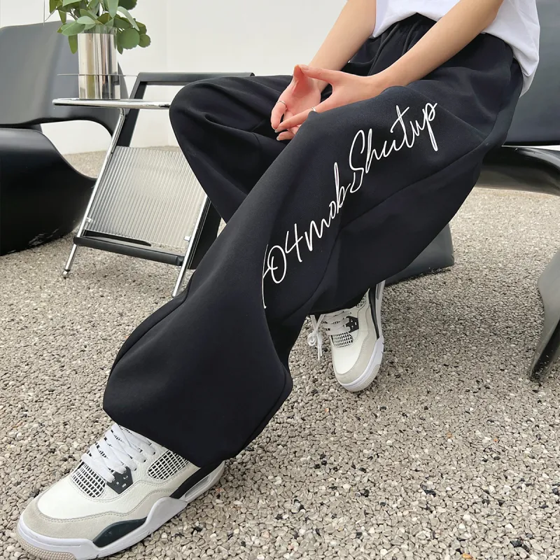 404MOB GANG Casual Pants Unisex-2