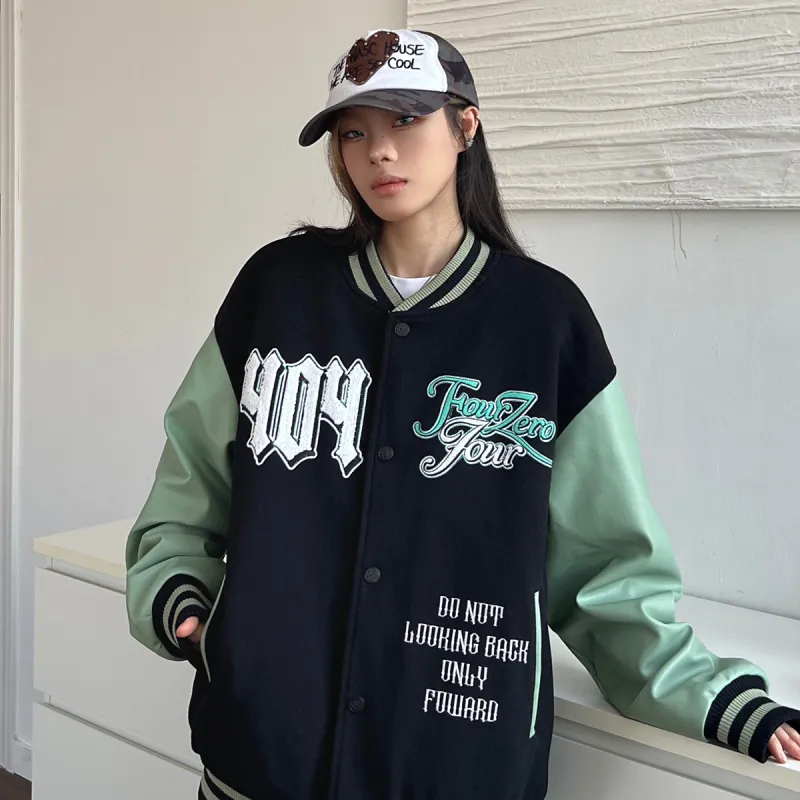 404MOB GANG Jackets Coats Unisex Black-4