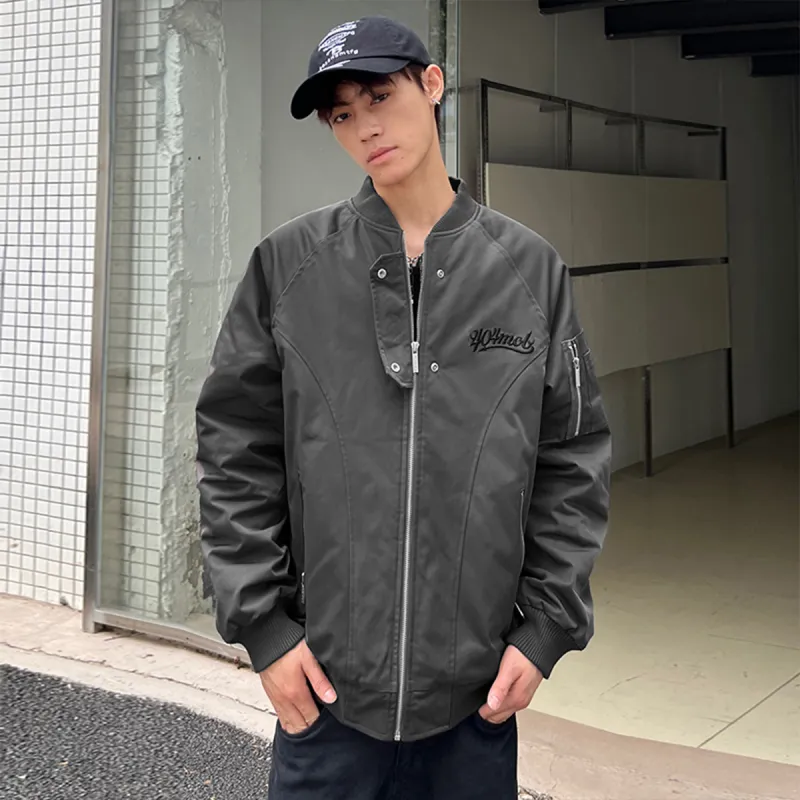 404MOB GANG Jackets & Coats Unisex Dark Gray-5