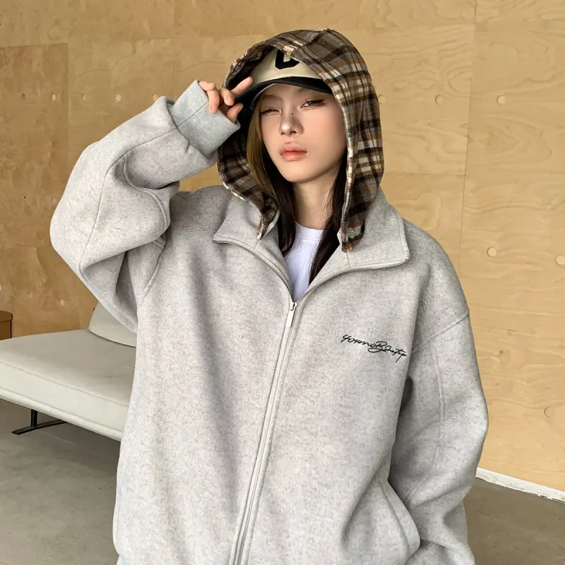 404MOB GANG Jackets & Coats Unisex Gray-5