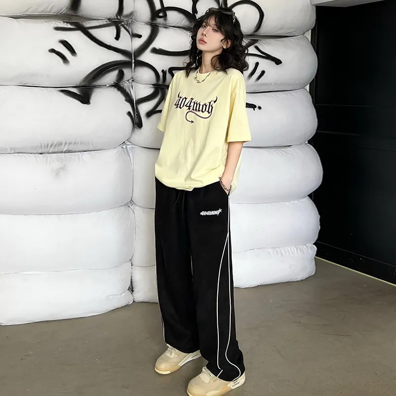 404MOB GANG SS24 Casual Pants Unisex-3