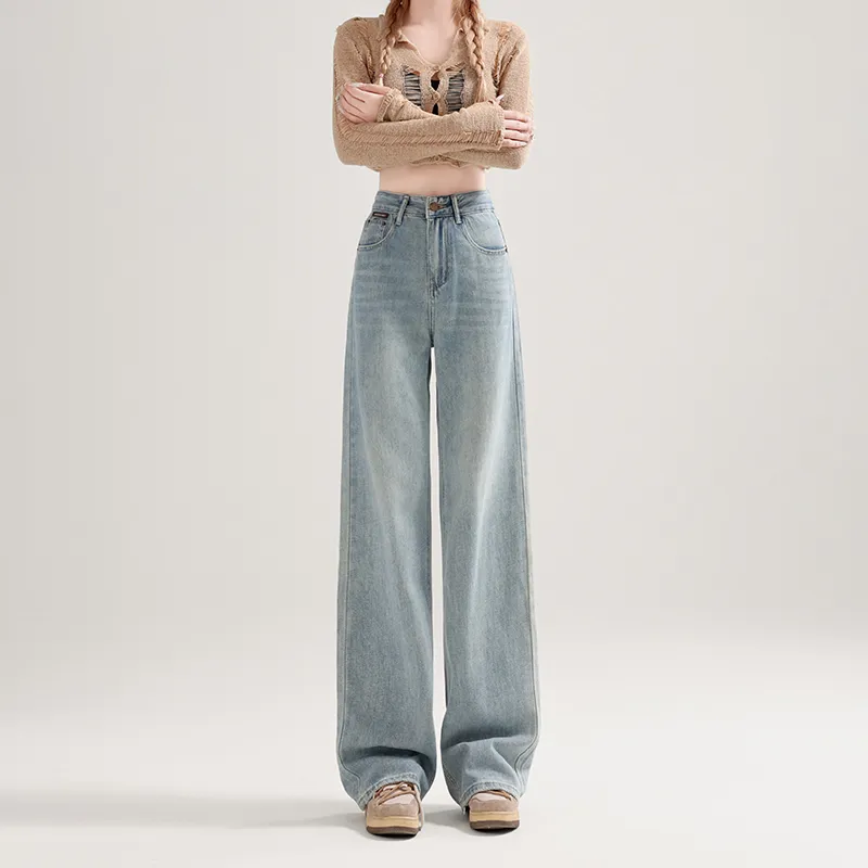Enhanced Jeans Women's Light Blue-11