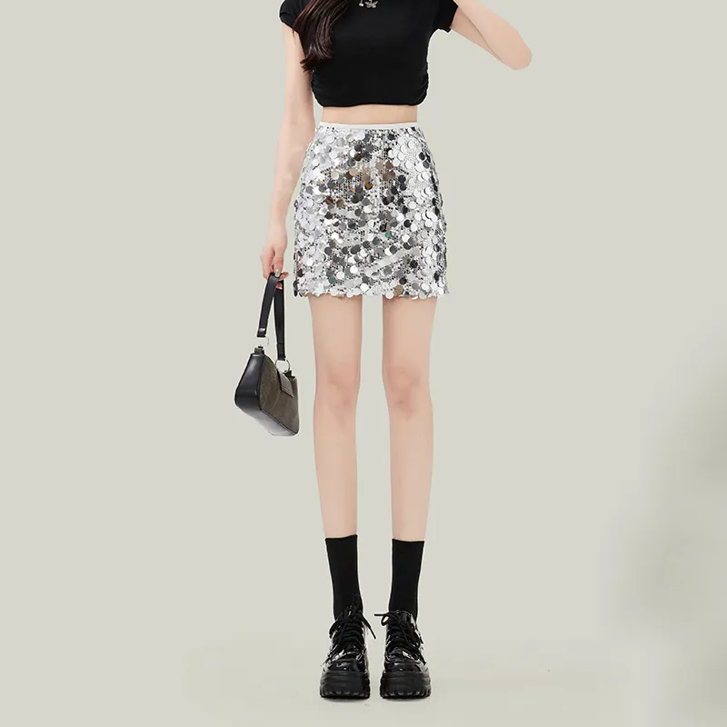 Enhanced Casual Short Skirts Women's White-2