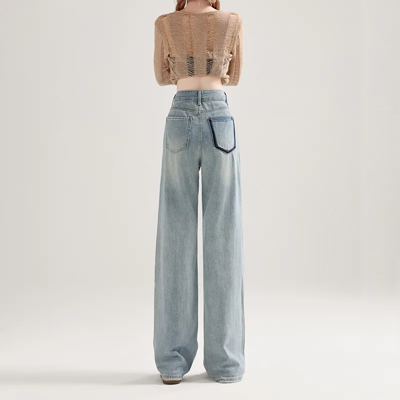 Enhanced Jeans Women's Light Blue-4