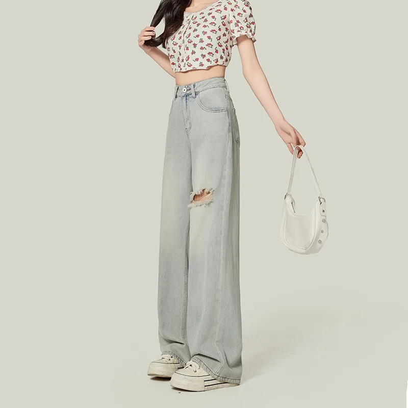 Enhanced Jeans Women's Smoke Gray-3