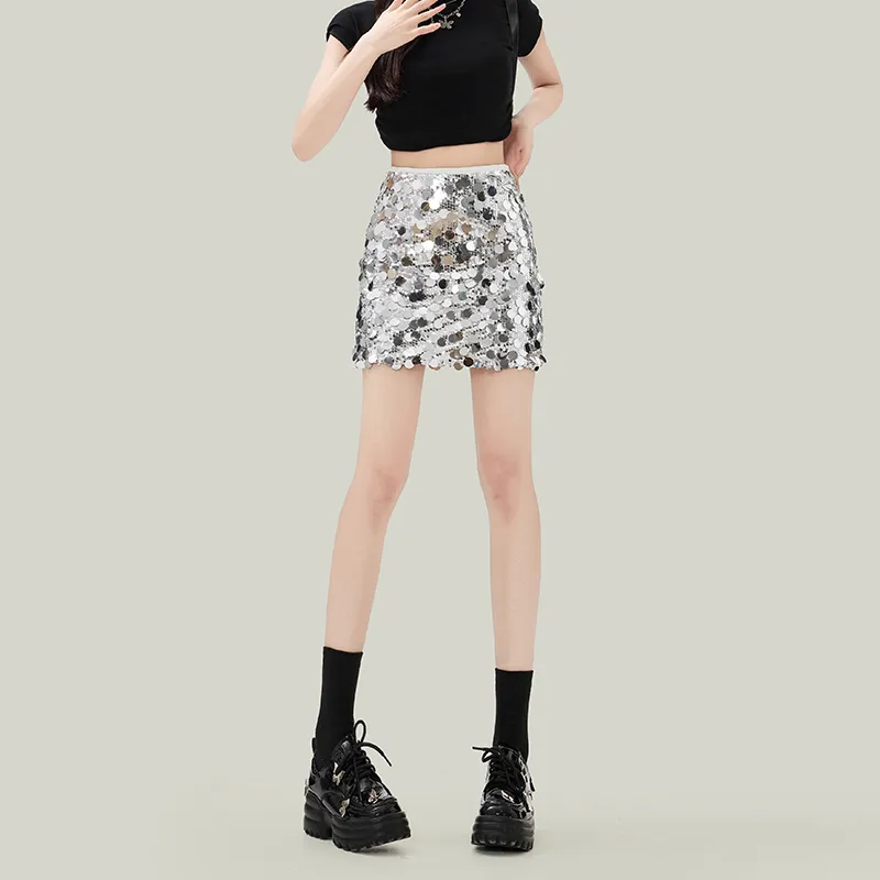 Enhanced Casual Short Skirts Women's White-4