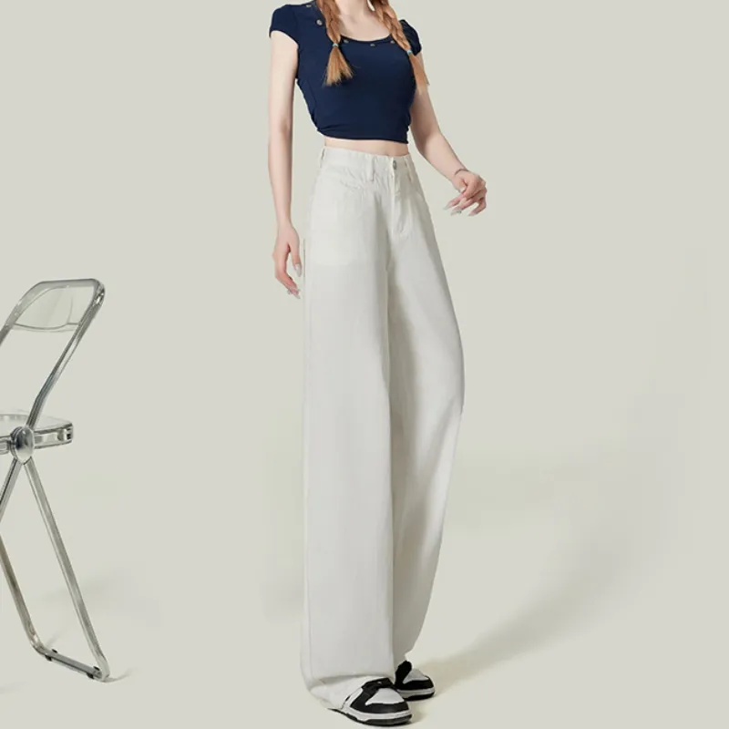Enhanced Jeans Women's Ecru-2